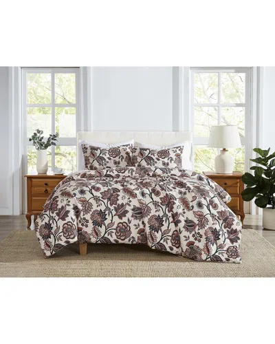 Cannon Chloe Jacobean Comforter Set In Brown