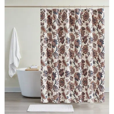 Cannon Chloe Jacobean Shower Curtain In Multi