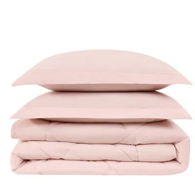 Cannon Cotton Comforter Set In Pink
