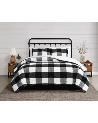 CANNON CANNON COZY BUFFALO CHECK COMFORTER SET
