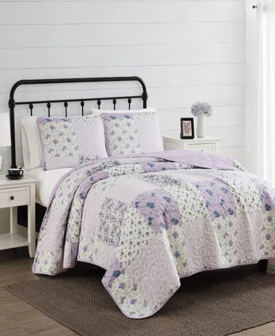 Cannon Elissa Patchwork 2 Piece Quilt Set, Twin In Multi