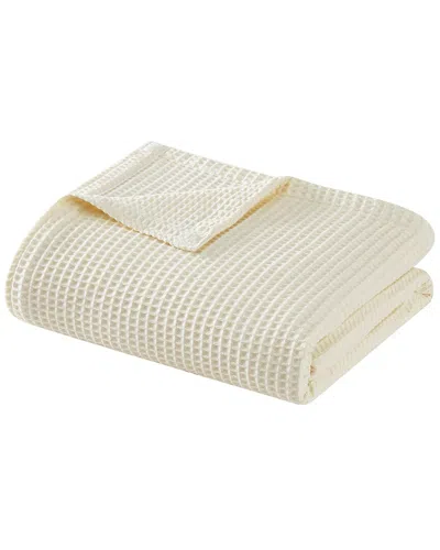 Cannon Heritage Cotton Waffle Blanket In Ivory
