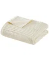 Cannon Heritage Cotton Waffle Blanket In Ivory