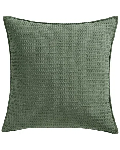 Cannon Heritage Cotton Waffle Decorative Pillow In Green