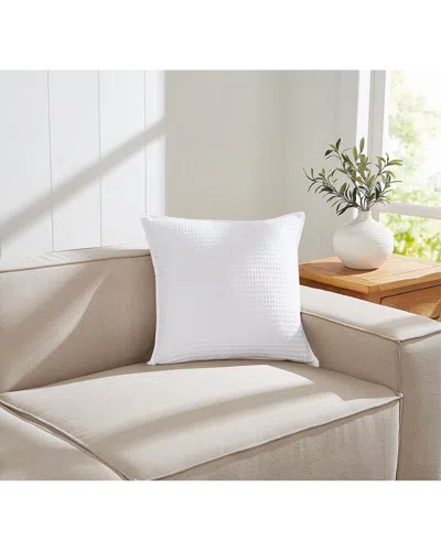 Cannon Heritage Cotton Waffle Decorative Pillow In White