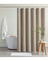 Cannon Heritage Cotton Waffle Shower Curtain In Brown
