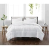 Cannon Heritage Solid Comforter Set In White