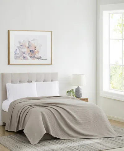 Cannon Heritage Waffle Blanket, Twin/twin Xl In Brown
