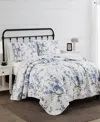 Cannon Kasumi Floral 3 Piece Quilt Set, Full/queen In Multi