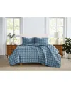 Cannon Luka Grid Duvet Cover Set