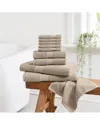 Cannon Luxe Turkish Cotton Khaki 10pc Towel Set In Brown