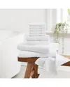Cannon Luxe Turkish Cotton White 10pc Towel Set In White