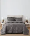 Cannon Oversized Cotton Percale 3-pc. Comforter Set, Full/queen