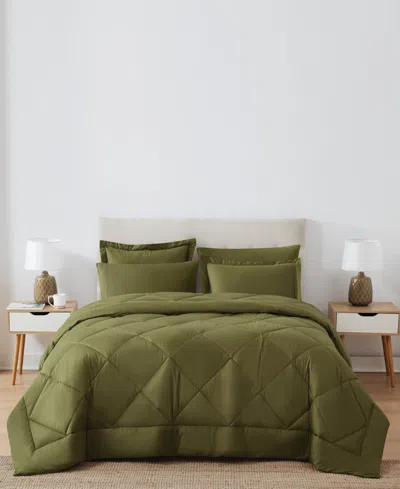 Cannon Oversized Cotton Percale 3-pc. Comforter Set, King