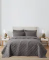 Cannon Oversized Cotton Percale 3-pc. Quilt Set, Full/queen