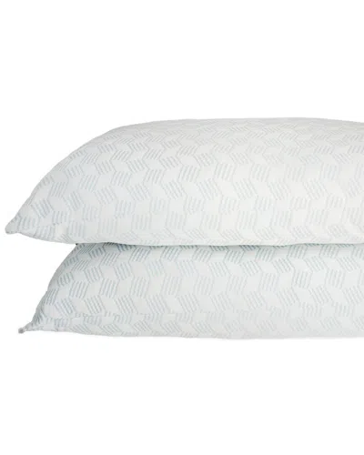 Cannon Pack Of 2 Cooling Knit Pillows In White