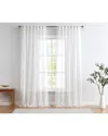 Cannon Sheer Window Panel Pair In White