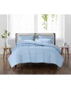 Cannon Solid Comforter Set In Blue