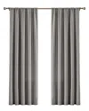 Cannon Solid Cotton Percale Window Curtain Pair In Multi