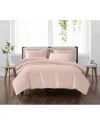 Cannon Solid Duvet Cover Set In Pink