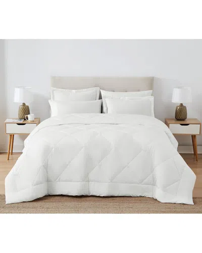 CANNON CANNON SOLID OVERSIZED PERCALE 3PC COMFORTER SET
