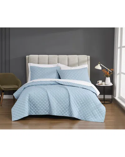 CANNON CANNON SOLID PERCALE QUILT SET