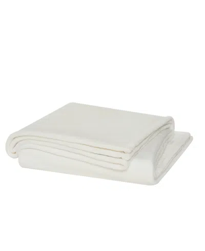CANNON SOLID PLUSH BLANKET, FULL/QUEEN