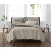 Cannon Solid Quilt Set In Brown