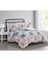 Cannon Textured Lotte Patchwork Duvet Cover Set