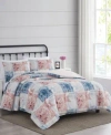 Cannon Lotte Patchwork Comforter Sets In Pink,blue