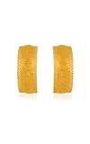 Cano Chaska 24k Gold-plated Hoop Earrings