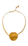 Cano Chimila 24k Gold-plated Choker In Gold
