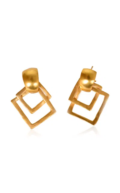 Cano Mast'awa 24k Gold-plated Earrings In Gold