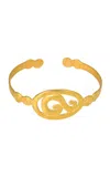 Cano Tinigua 24k Yellow Gold-plated Cuff Bracelet