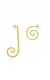 Cano Unpe 24k Yellow Gold-plated Earrings