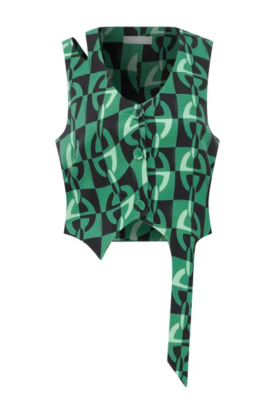 Cansu Xi Women's Bella Vest - Green