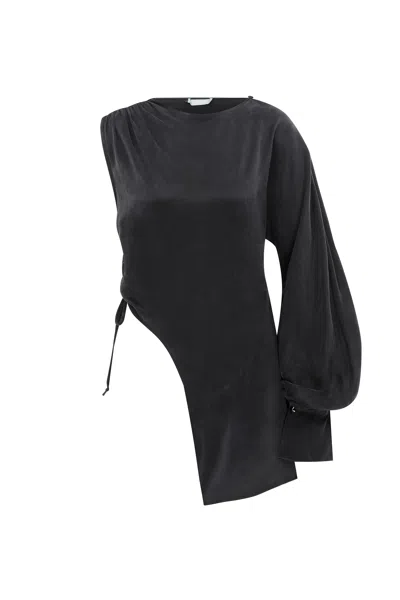 Cansu Xi Women's Dionysus Printed Blouse - Black