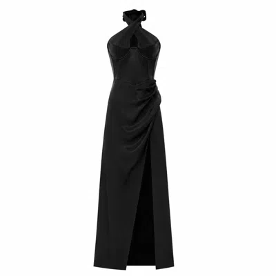 Cansu Xi Women's Gaia Ra Maxi Dress - Black