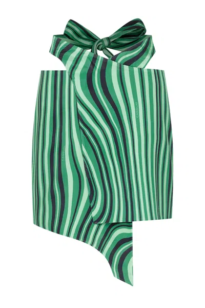 Cansu Xi Women's Green Bodrum Skirt In Multi