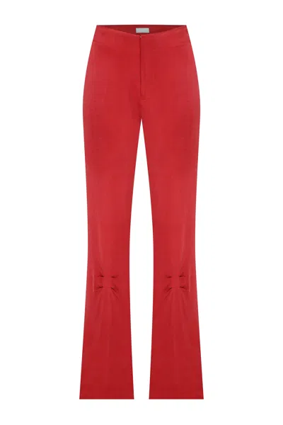 Cansu Xi Women's Hestia Trousers - Red In Multi