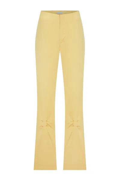 Cansu Xi Women's Hestia Trousers - Yellow In Multi