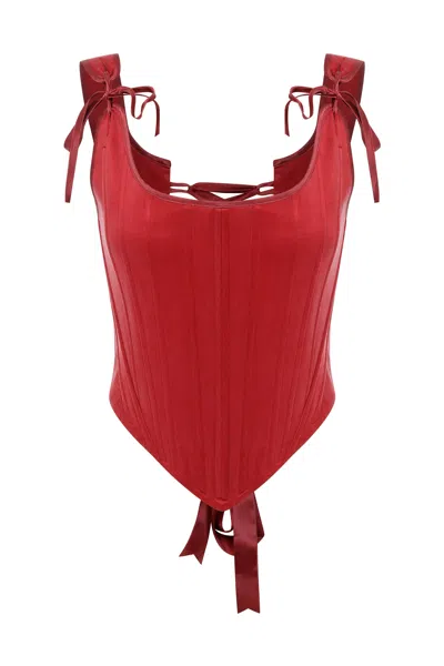 Cansu Xi Women's Le Corset Gaia - Red