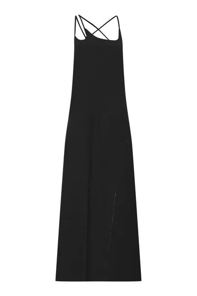 Cansu Xi Women's Long Night Maxi Dress - Black
