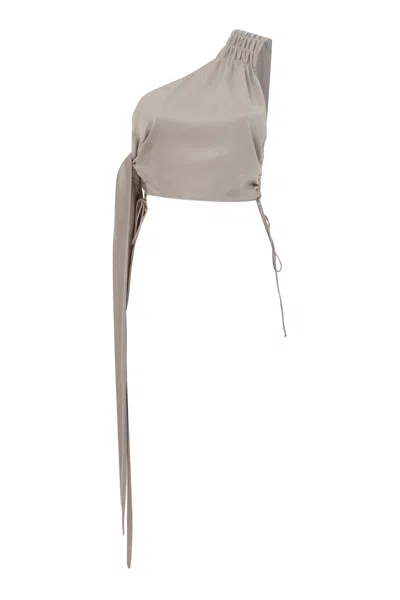 Cansu Xi Women's Luksor Top - Grey In Gray
