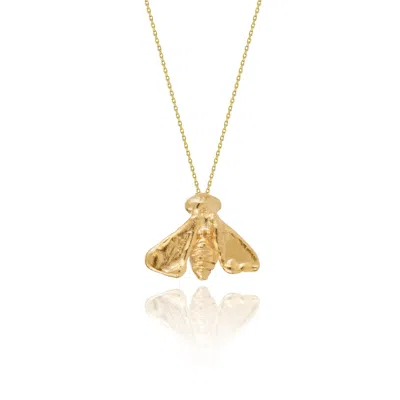 Cansui Design Women's Gold Bee Necklace