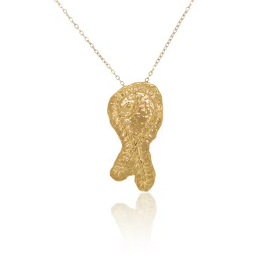 Cansui Design Women's Gold Big Fish Necklace