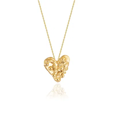 Cansui Design Women's Gold Love Necklace