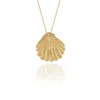 Cansui Design Women's Gold Sea Shell Necklace