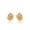 Cansui Design Women's Gold Sea Sponge Earrings