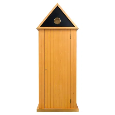 Pre-owned Cantu Rare Cabinet 'isola D'elba' By Aldo Rossi, Bruno Longoni Cantú, Solid Wood, 1980 In Brown